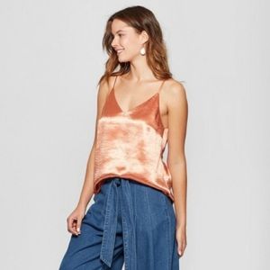 NWT Satin Copper Camisole